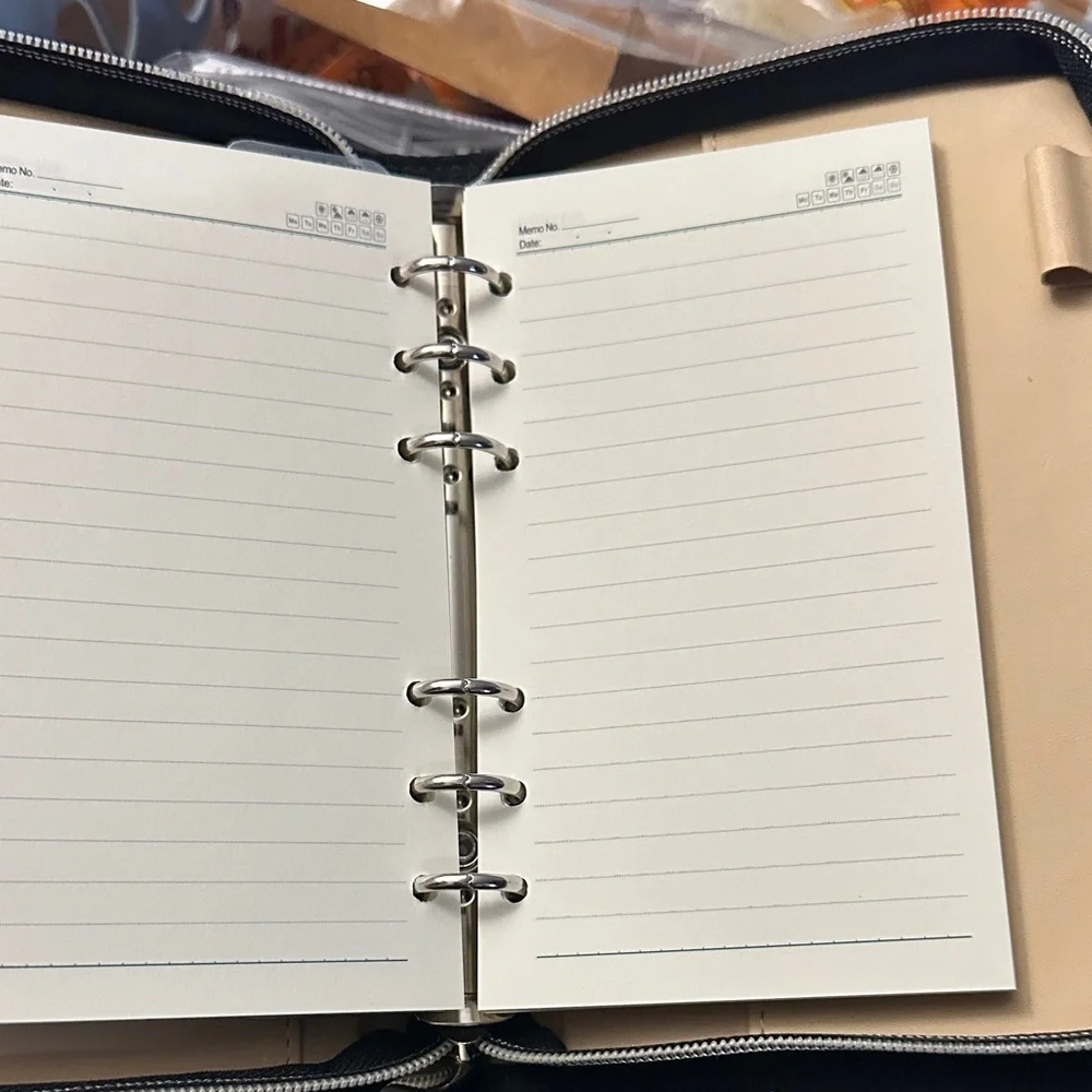 Teal and Beige Planner with Calculator - Picture 4 of 7